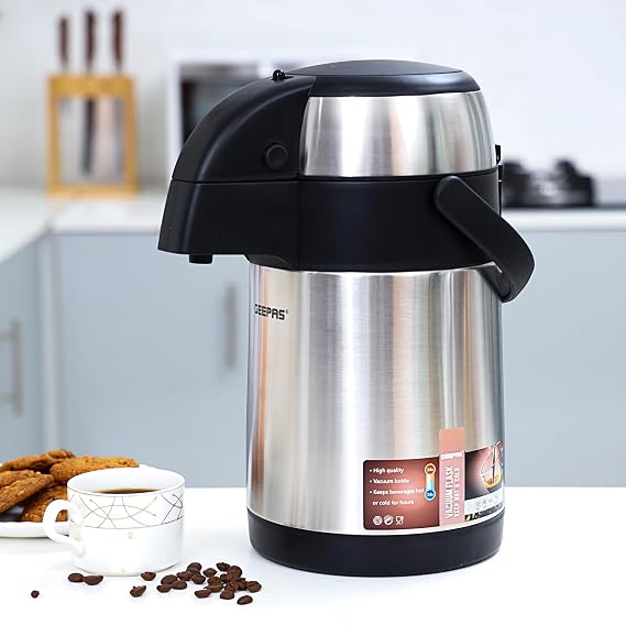 GEEPAS | Vacuum Flask 2.5 Ltrs Capacity | GVF5262