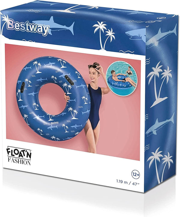 BESTWAY | Float N Fashion Nautical Swim Tube Assorted 47" / 1.19m | BES115TOY01567