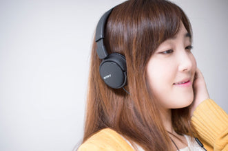 SONY | Wired On-Ear Headphones with tangle free cable, 3.5mm Jack, Headset with Mic | MDR-ZX110AP-BLACK