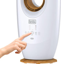 BLACK+DECKER | 2 In 1 Bladeless Fan 85cm | FBL85-B5