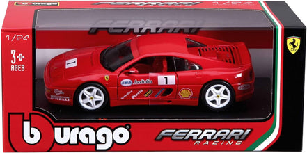 BBURAGO | 1:24 Scale Ferrari F355 Challenge Red | 47526306
