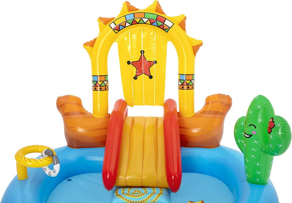 BESTWAY | Wild West Play Center 8'8" x 6'2" x 55"/2.64m x 1.88m x 1.40m | BES115TOY01435