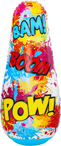 BESTWAY | Inflatable Bop Bag For Kids Comic Punching Bag | BES115TOY01831