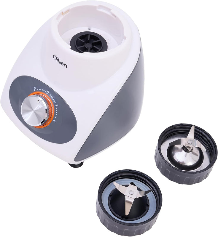 CLIKON | 3 In 1 Blender With Unbreakable Jar Chopper Set 1.5L 500W | CK2682