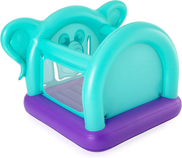 BESTWAY | Up, In & Over, Energetic Elephant Bouncer 6'8" x 61" x 53"/2.03m x 1.55m x 1.35m | BES115TOY01483