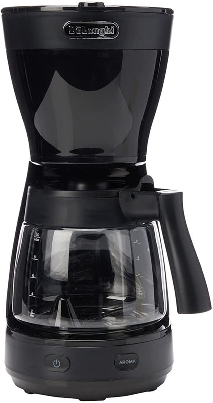 DELONGHI | American Drip Filter Coffee Maker Black 1.25Ltr | ICM16210.BK
