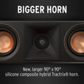 KLIPSCH | Center Channel Speaker Single Ebony |RP-404C II