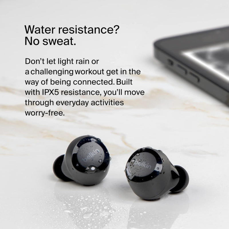 BELKIN | Soundform Bolt True Wireless Earbuds Black | AUC009btBLK