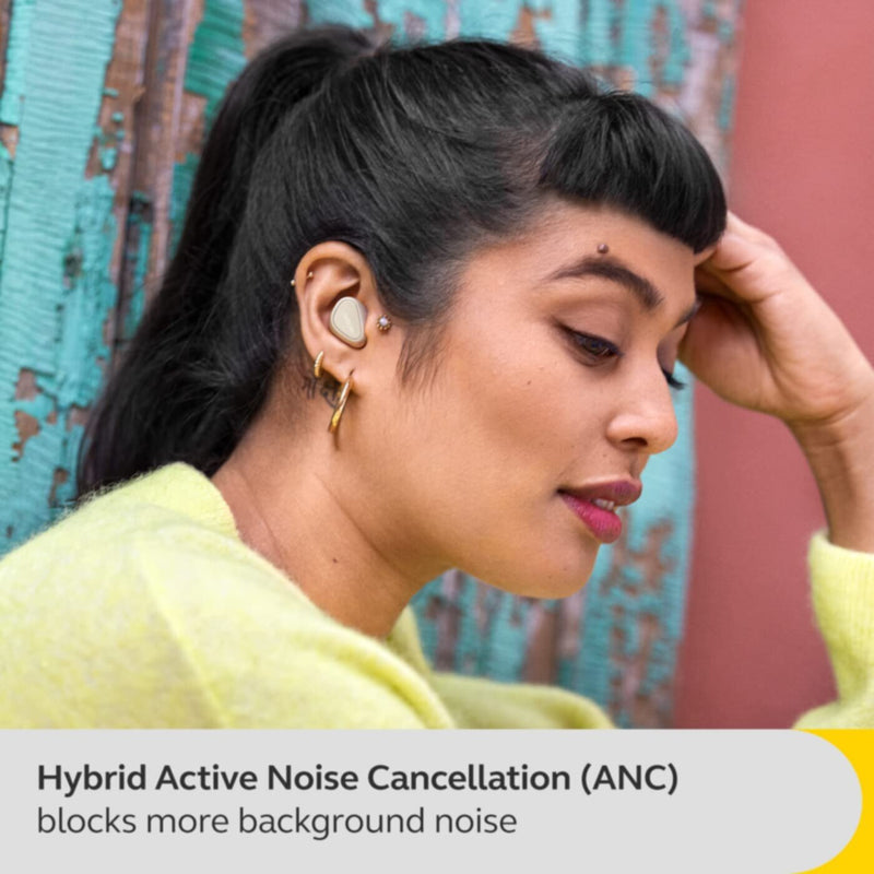 JABRA | Elite 5 True Wireless In-Ear Headphones with Active Noise Cancellation Gold Beige | 100-99181001-60