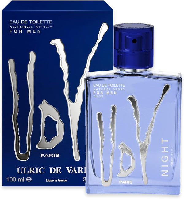 ULRIC DE VARENS | Men Night Eau De Woody Spray Toilette For Him 100 | 3326240027407