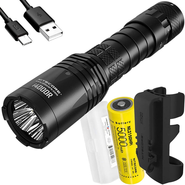 NITECORE | Future Oriented 21700 Intelligent Tactical Flashlight 4400 Lumens | I400r