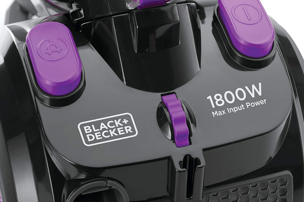 BLACK+DECKER | Vacuum Cleaner With 6 Stage Filteration 1800W | VM1880-B5
