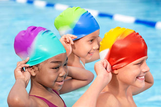 BESTWAY | Lil Color Wave Swimming Cap 3+ Years Silicone Child Size | BES115TOY01807