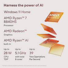 ASUS | Zenbook 14 OLED Ultrabook 14inch AMD Radeon Graphics AMD Ryzen 7 8840HS 16GB RAM 1TB SSD UM3406HA-OLEDR7W | MASITNUM3425