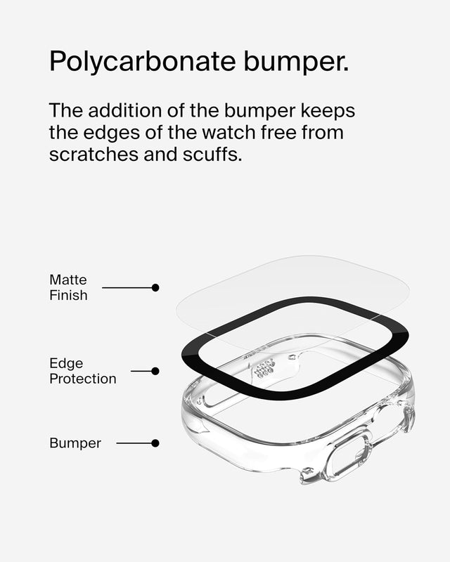 BELKIN | ScreenForce TemperedCurve 2 In 1 Screen Protector For Apple Watch Ultra And Ultra 2 | TE0214437