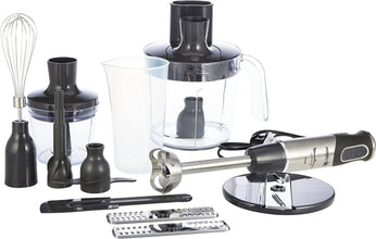 MOULINEX | Quickchef Hand Blender 4in1 3 Liter Food Proceesor and 500 ml Chopper 1000W | DD65J827