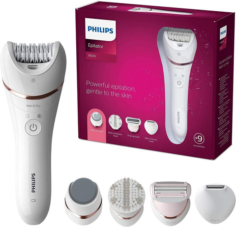 PHILIPS | Epilator Series 8000 Wet & Dry Epilator | BRE740/11