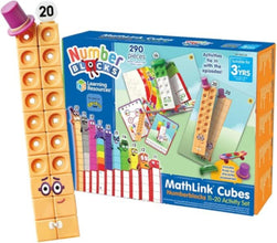 LEARNING RESOURCES UK| Mathlink Cubes Numberblocks 11-20 Activity Set (3+ Years) | LSP0950-UK