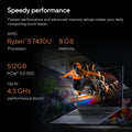 ASUS | Vivobook S 14 Flip Convertible Laptop 14inch WUXGA Touchscreen AMD Ryzen 5 7430U 8GB RAM 512GB SSD TN3402YA-LZ327W | MASITNTN34084
