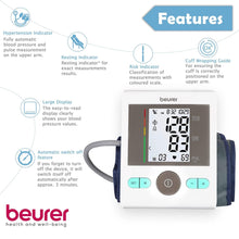 BEURER | Automatic Upper Arm Blood Pressure Monitor | BM 29