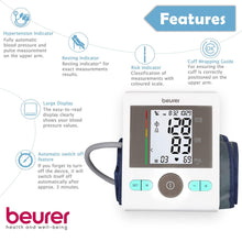 BEURER | Automatic Upper Arm Blood Pressure Monitor | BM 29