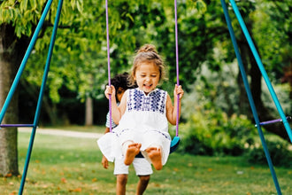 PLUM | 2 in 1 Metal Swing Set | 22100AB82