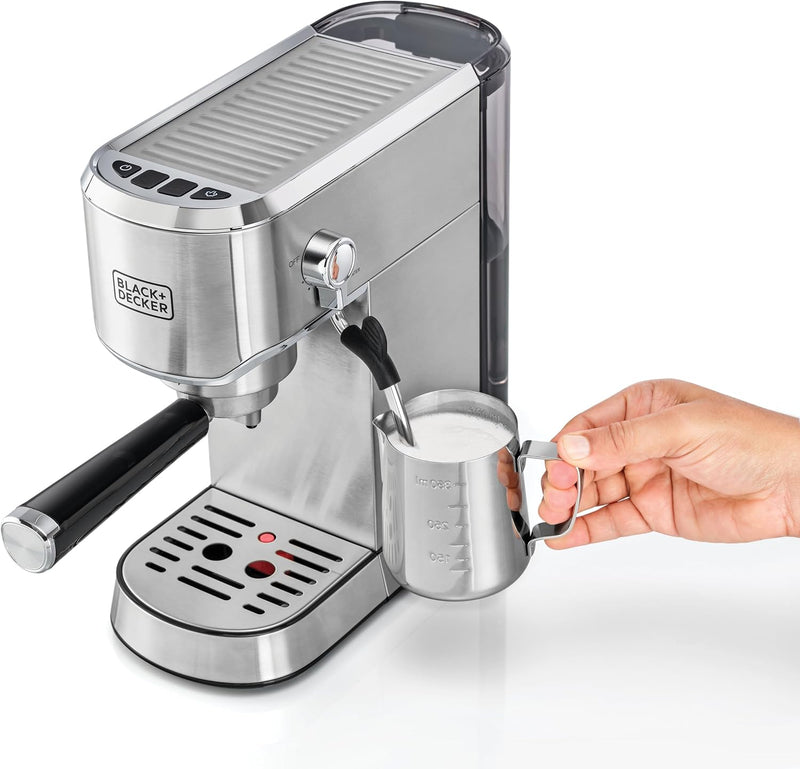 BLACK+DECKER | Espresso Coffee Machine 1450W | ECM150-B5