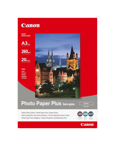 CANON | SG-201 Semi Gloss Photo Paper Plus A3 20 Sheets