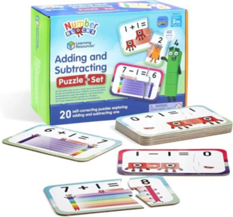 LEARNING RESOURCES UK| Numberblocks Adding And Subtracting Puzzle Set (1.5+ Years) | HM95402-UK