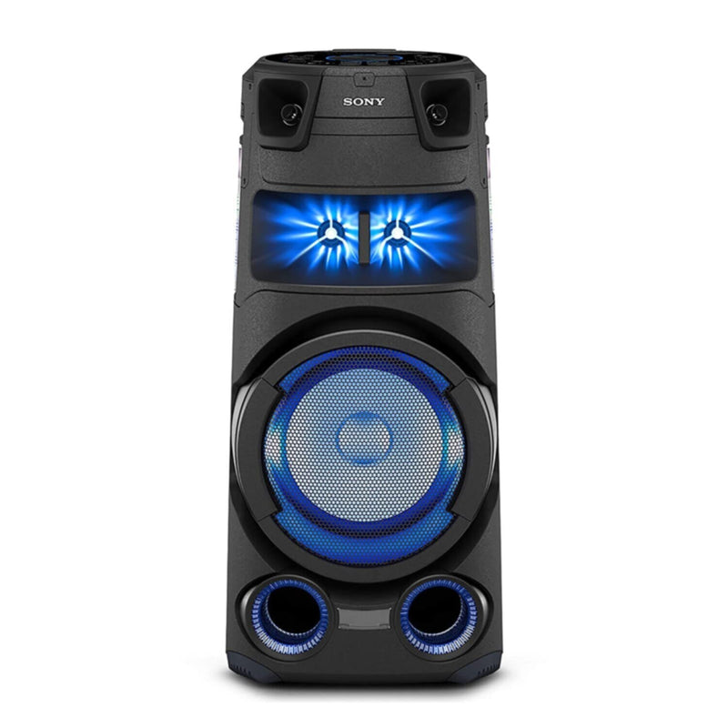 SONY | High Power Party Speaker with Bluetooth Technology (Karaoke,Gesture Control, Party Light, Taiko) Black | MHC-V73