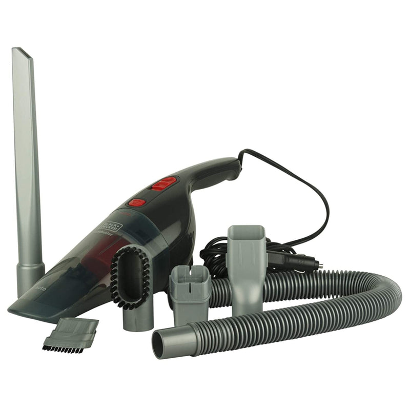 BLACK + DECKER | 12VDC EPP Auto Handheld Vacuum Cleaner with Accessory Kit | NV1210AV-B5