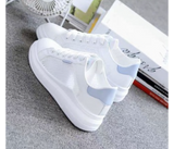 Sneakers Outdoor Casual Sports EU 36 Shoes for Women - White and Blue | JPL1763