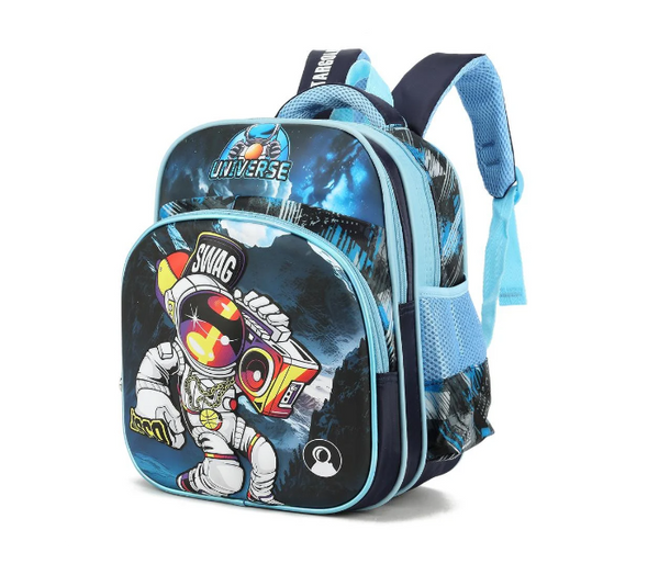 STARGOLD Colorful And Fun Kids Backpack, 3D Cartoon Design, Lightweight And Durable 12 Inch, 31 x 25 x 17 cm - SG-BP221 Blue 3 | JPO6408