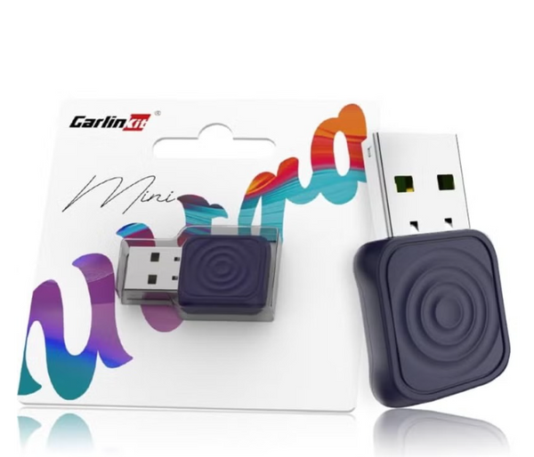 2 in 1 Mini Ultra Wireless CarPlay Adapter and Android Auto for iOS 10 Plus and Android 11 Plus | JPO3388