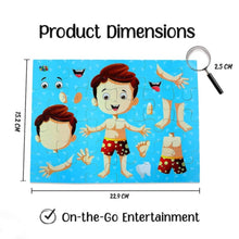 Body Parts Book + 24 Pcs Jigsaw Puzzle