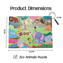 Zoo Book + 48 Pcs Jigsaw Puzzle Age 4+