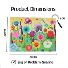 Flowers Book + 24Pcs Jigsaw Puzzle