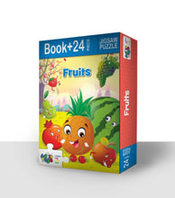 Fruits Book + 24 Piece Jigsaw Puzzle