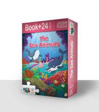 The Sea Animals Book + 24Pcs Jigsaw Puzzle