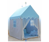 Large Tent House For Kids Girls,Foldable Play Tent House Indoor Outdoor With Storage Bag, Princess Castle Tent, Kids Indoor Play Room Toys For Boys Girls 3-10 Years Old, Gifts For Child - Blue | JPO2889