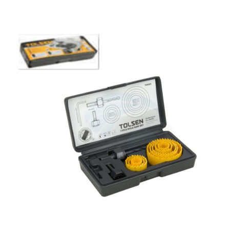 TOLSEN | 11Pcs Hole Saw Set | 75865