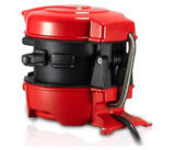 RAF 600W Electric Burger Maker & Breakfast Sandwich Machine with Egg Cooker Ring - Quick 5-Minute Multicook Press & Waffle Maker | JPN9743