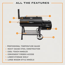 OKLAHOMA JOE'S | Longhorn Offset Smoker Grill | 13201747-50