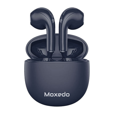 MOXEDO | True Wireless Earbuds S6 Bluetooth 5.3 7 Hours Playing Time 300mAh Charging Case Touch Control One Step Pairing Blue | MX-TWS015-BL