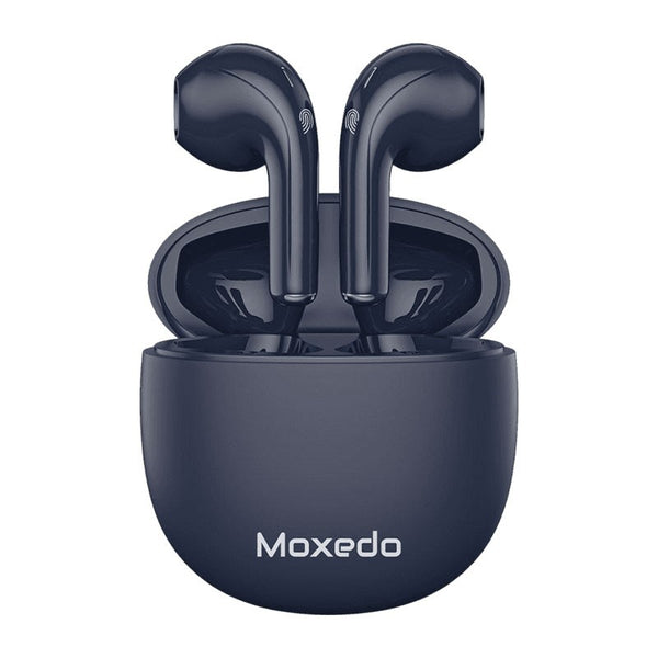MOXEDO | True Wireless Earbuds S6 Bluetooth 5.3 7 Hours Playing Time 300mAh Charging Case Touch Control One Step Pairing Blue | MX-TWS015-BL