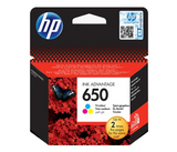 HP 650 Tri-color Ink Cartridge, CZ102AE | JPO6642