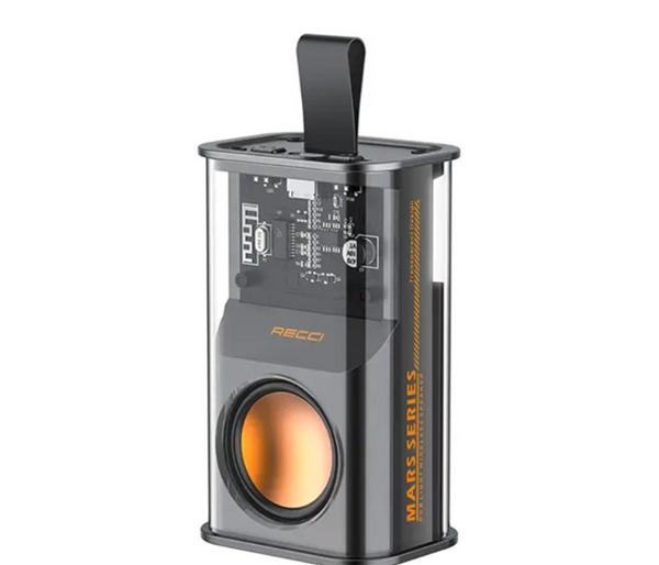 Portable Wireless Bluetooth Speaker, Transparent Bluetooth Sound Box, Pendant Light Effect, Subwoofer, TWS Stereo Music Player, 5W | JPO6492