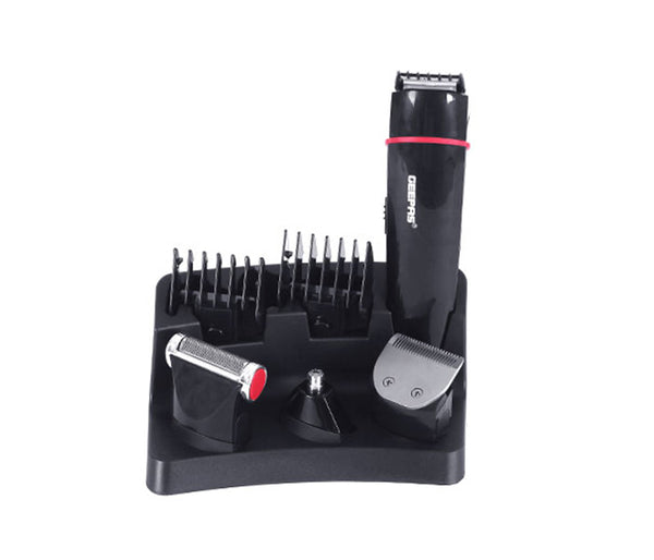 GEEPAS | 6-in-1 Rechargeable Trimmer Black | GTR8128N