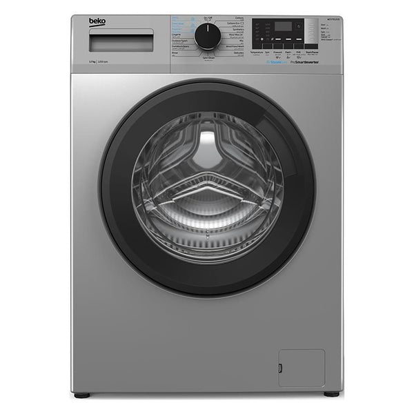 BEKO | Front Load Washing Machine 7 kg 1200 RPM Silver | WCV7612US