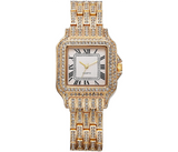 Luxury Women Watch Full Rhinestone Ladies Wrist Watch Relogio Feminino - Gold | JPN3949